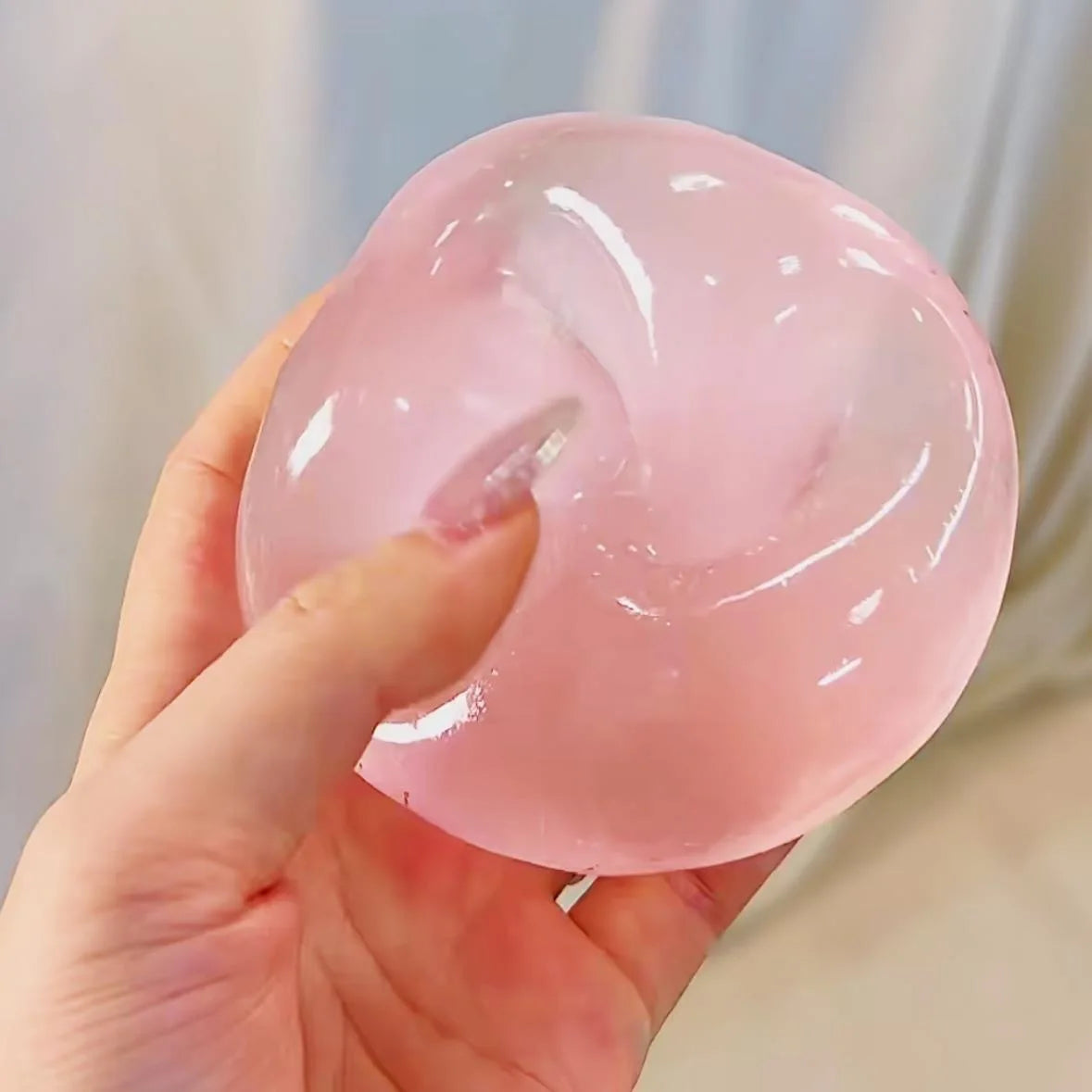 Hot Sale Squishy Maltose Stress Balls Sensory Ball Slow Rise Squishy Transparent Ball For Adults Hand Exercise Squeeze Gifts