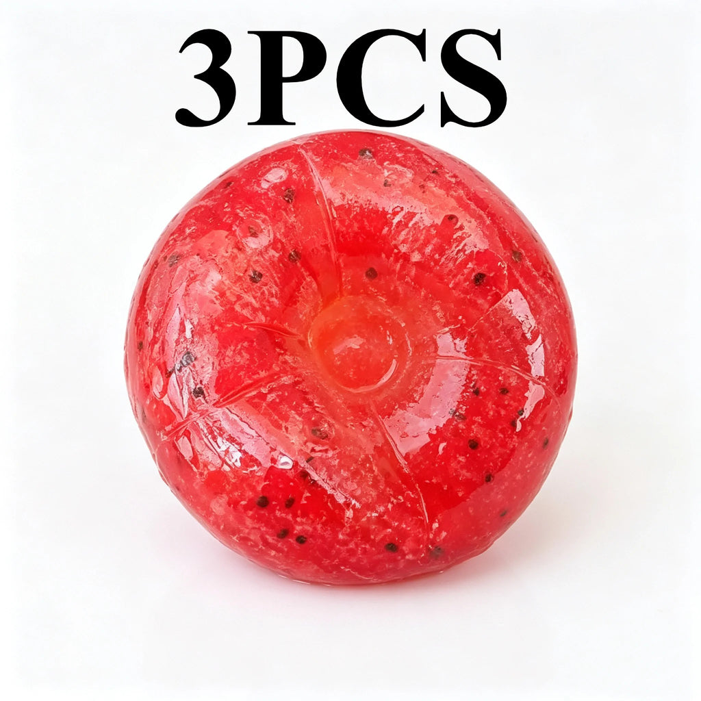 Hot Sale Squishy Handmade Watermelon Slush Toy Soft, Slow-Rebound Stress Relief Squeezy Toy Realistic Fruit Model Adult Gift