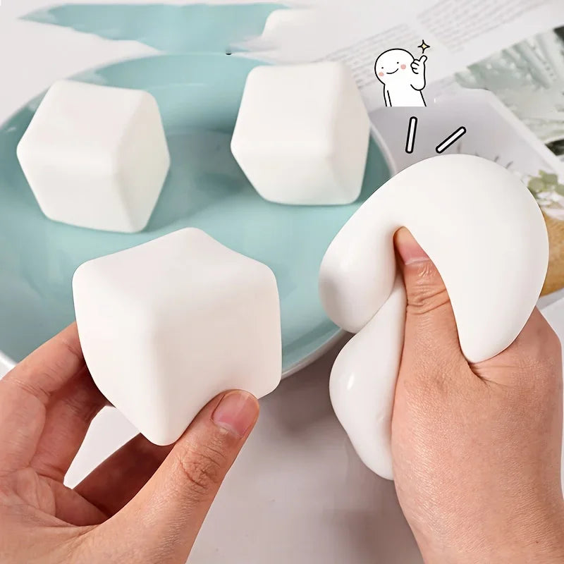 Adults Squishy Tofu Stress Balls Autism Sensory Toys Stress  Anxiety Relief Fidget Toys Dough Water Ball Gifts Bulk