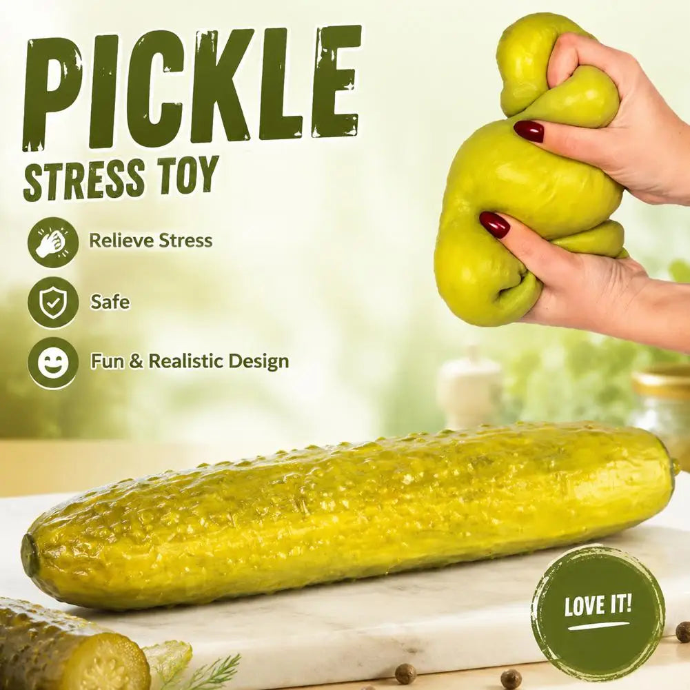 Jumbo Pickle Squishy Big Cucumber Squeeze Slow Rising Squeeze Stress Relief for Adults Jumbo Pickle Squishy Stress Relief Set