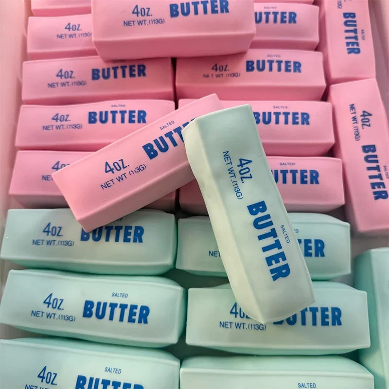 Crunchy Butter Stick Squishy Stress Ball Fidget Toy Squeeze Toy Round Blocks Filled ASMR Anti Stress Release Hand Relax Gift Toy