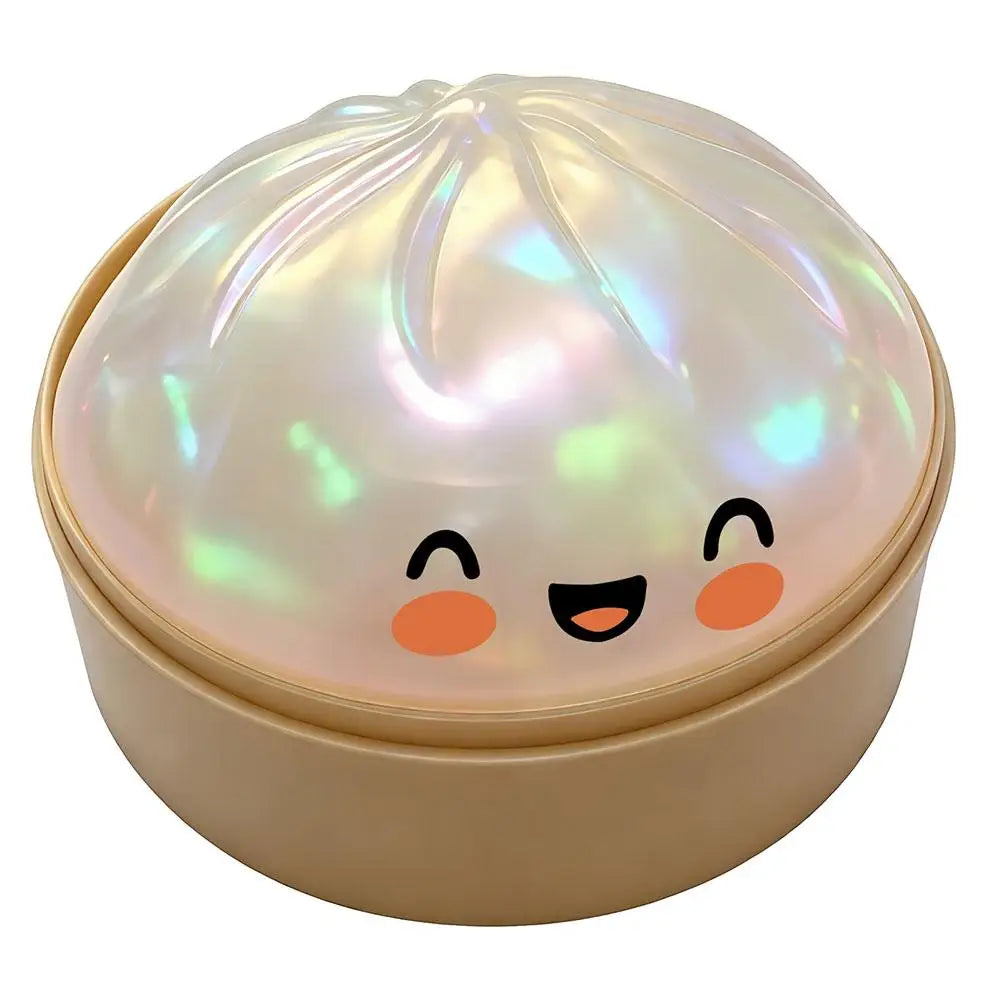 Premium Squishy Steamed Bun Dumpling Toy Slow Rising Glitter Stress Relief Ball Soft Stretchy Fidget Desk Toy Home Office Decor