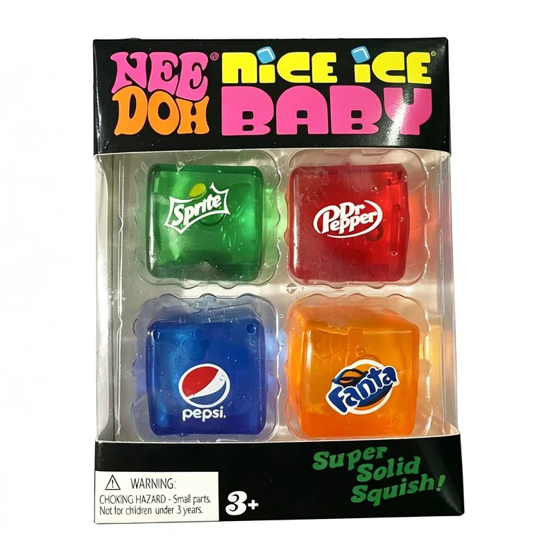 Squishy //Schylling NeeDoh Nice /*Cube Sensory Squeeze Toy Super Squish Stress Relief Anxiety Sensory Tool Stress Reliever Toys