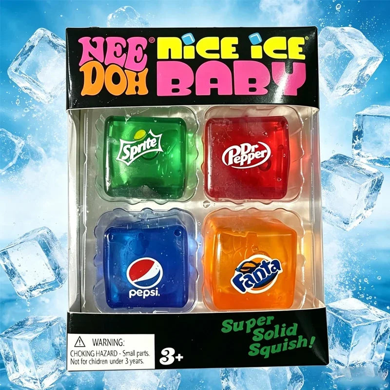 Squishy //Schylling NeeDoh Nice /*Cube Sensory Squeeze Toy Super Squish Stress Relief Anxiety Sensory Tool Stress Reliever Toys
