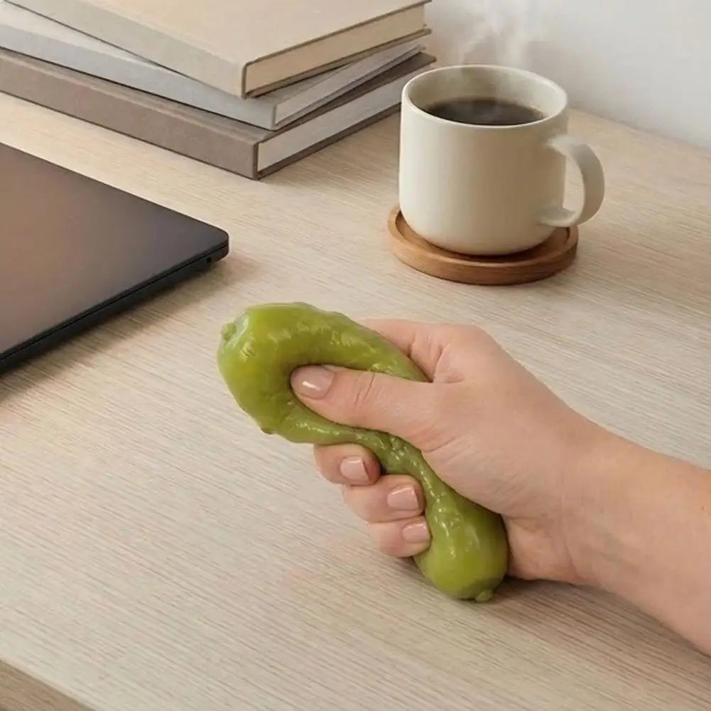 Jumbo Pickle Squishy Big Cucumber Squeeze Slow Rising Squeeze Stress Relief for Adults Jumbo Pickle Squishy Stress Relief Set