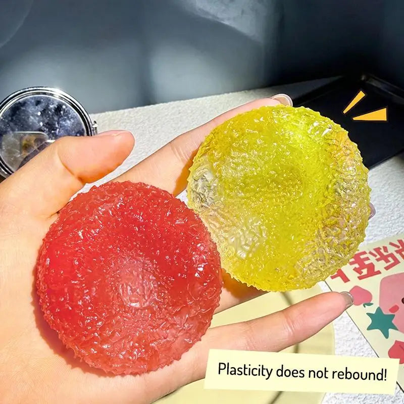 Sensory Slushie Squeeze Ball 1PC Reusable Crunchy Crackling Toy for Stress Relief Calm Fidget Play at Work Home