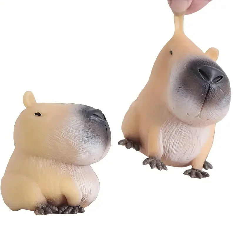 Squishy Cute Capybara Squeezing Toy Soft Relax Animal Fidget for Adults Fun Toys Halloween Christmas Holiday Party Gifts