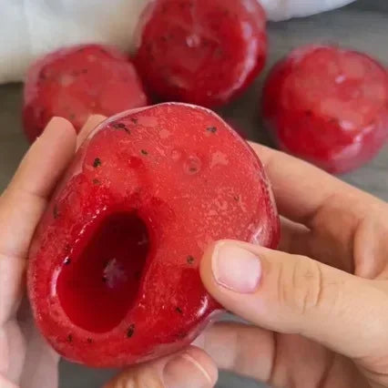 Hot Sale Squishy Handmade Watermelon Slush Toy Soft, Slow-Rebound Stress Relief Squeezy Toy Realistic Fruit Model Adult Gift