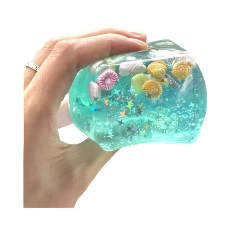 Adults Squishy Ocean Blocks Stress Balls Autism Sensory Toys Stress Anxiety Relief Fidget Toys Maltose Water Ball Gifts Bulk