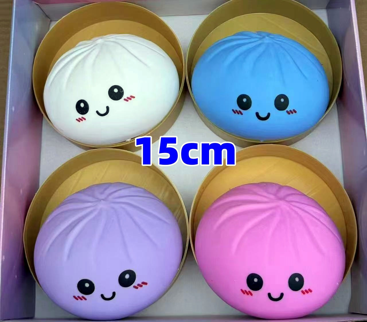 15cm Steamer Basket for Big Bubble Buns, Large Stress-Relief Fruit Creative Toy
