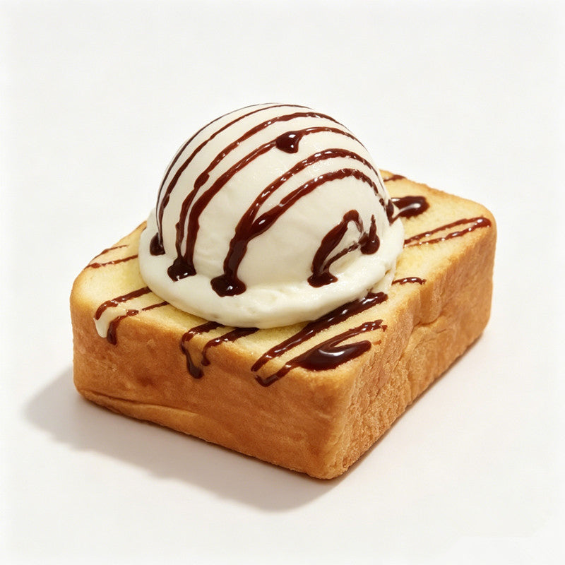 Simulated Toast Ice Cream Bread Squishy Toy Stress Relief Ultra Slow Rebound Toy
