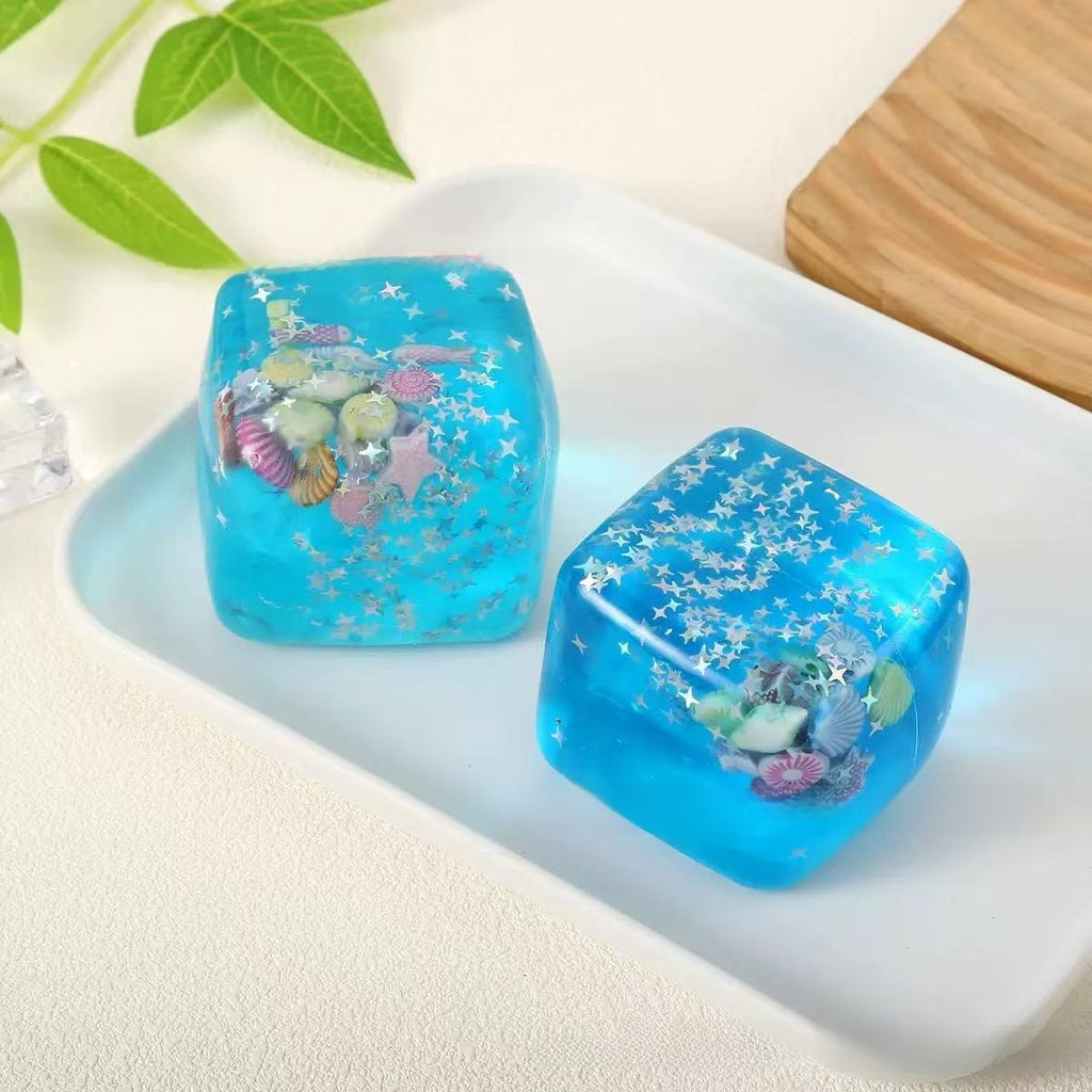 Shell Ice Cube Squishy Stress Relief Toy