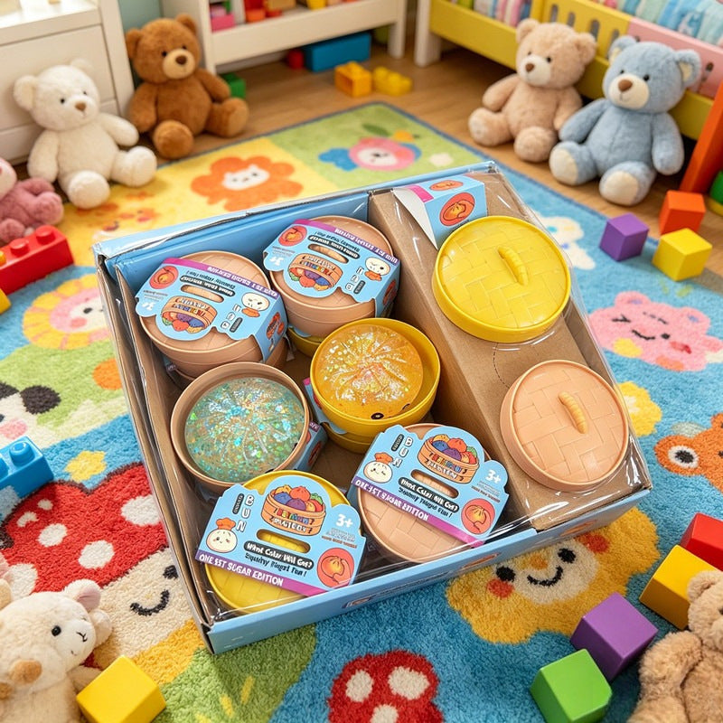 Multi-Pack Sugar Dumpling Squishy Toy