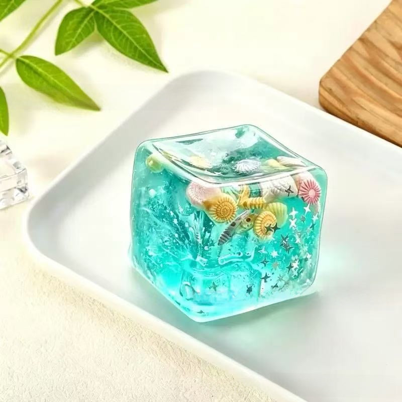 Shell Ice Cube Squishy Stress Relief Toy