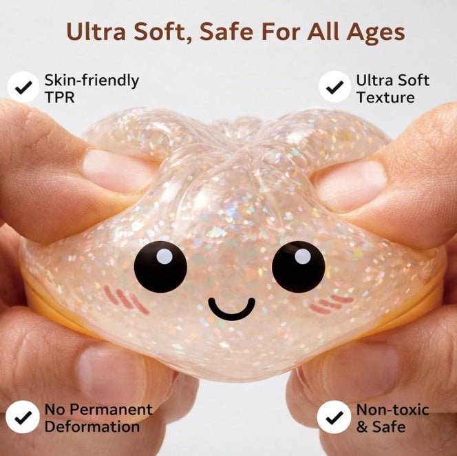 Glitter Dumpling Squishy Toys 4-Pack