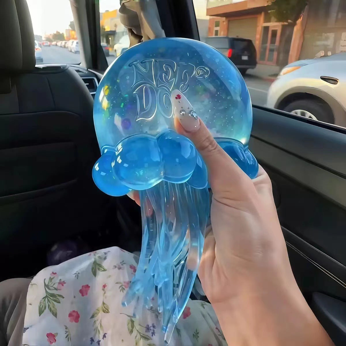 In-Stock Cross-Border Trendy New Octopus Stress Relief Toy Jellyfish Maltose Squeeze Toy