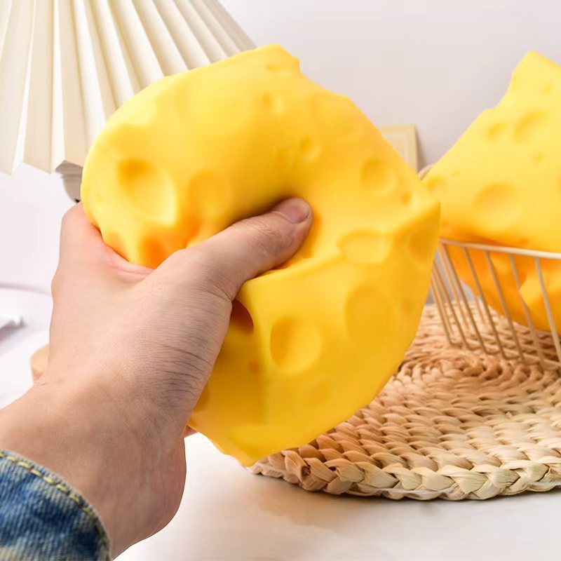 Extra Large Brain Stress Relief Squishy Toy Slow Rebound Cheese Brain Ball