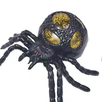 Spider Glitter Squishy Stress Relief Toy