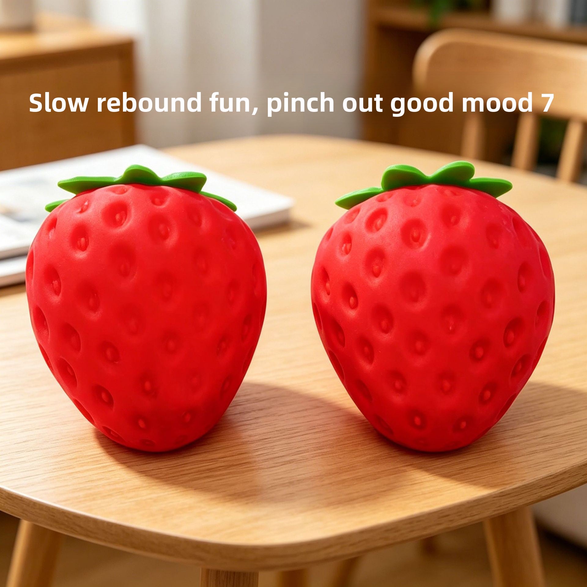 New Slow-Rebound Strawberry Simulation Fruit Model