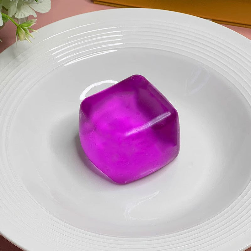 Large Ice Cube Maltose Squeeze Toy