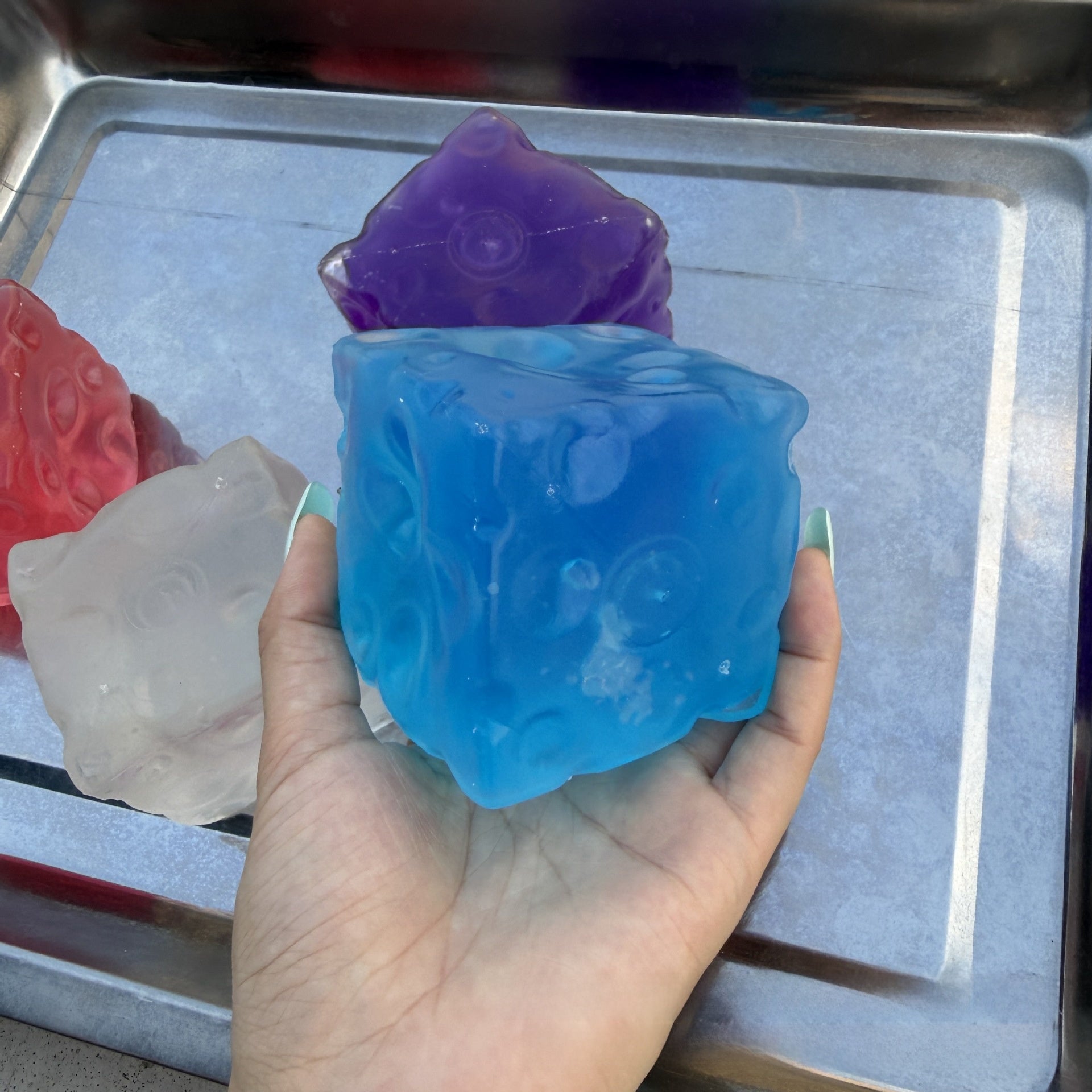 Square Cheese Hand-Pulled Fun Toy