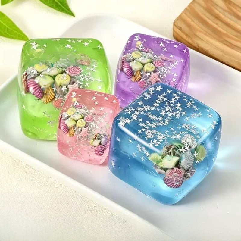Shell Ice Cube Squishy Stress Relief Toy