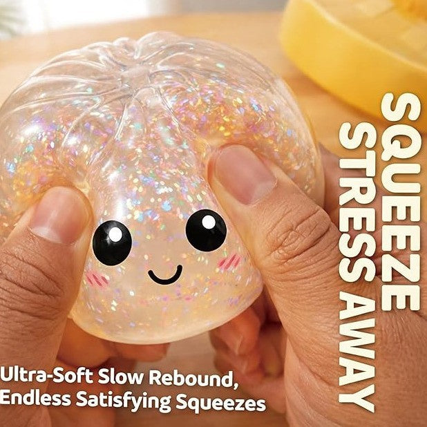 Glitter Dumpling Squishy Toys 4-Pack