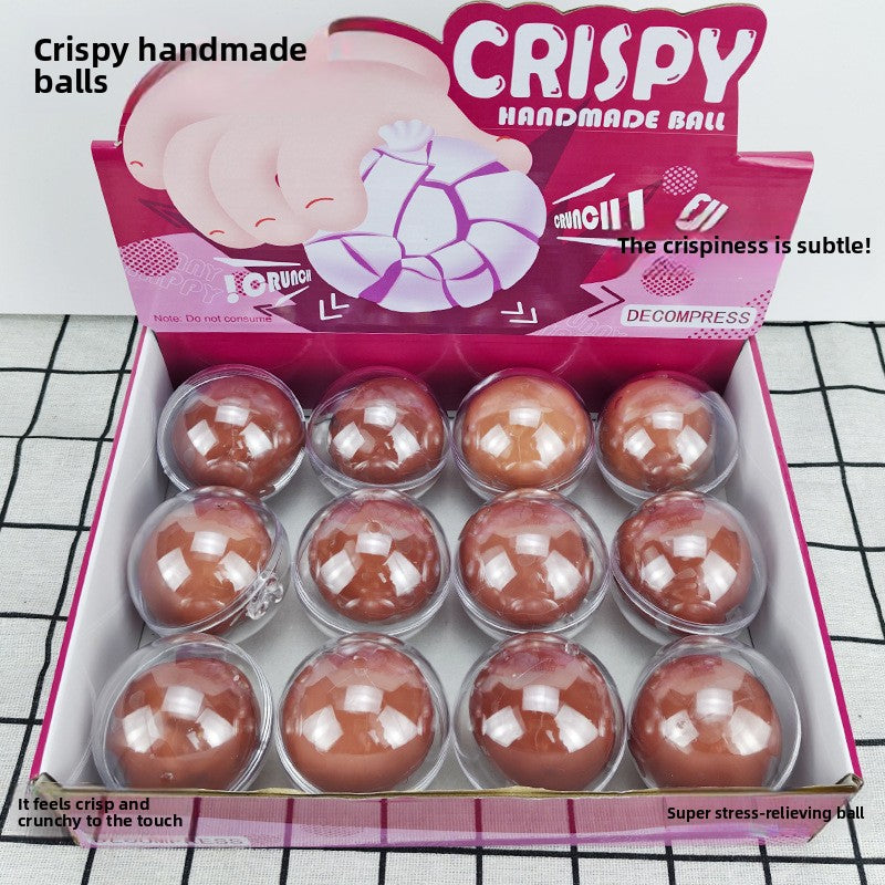 Squeezable Stress Relief Handmade Ball