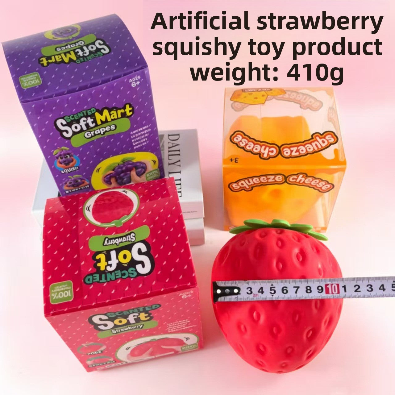 Creative Simulation Fruit and Vegetable TPR Squishy Toy
