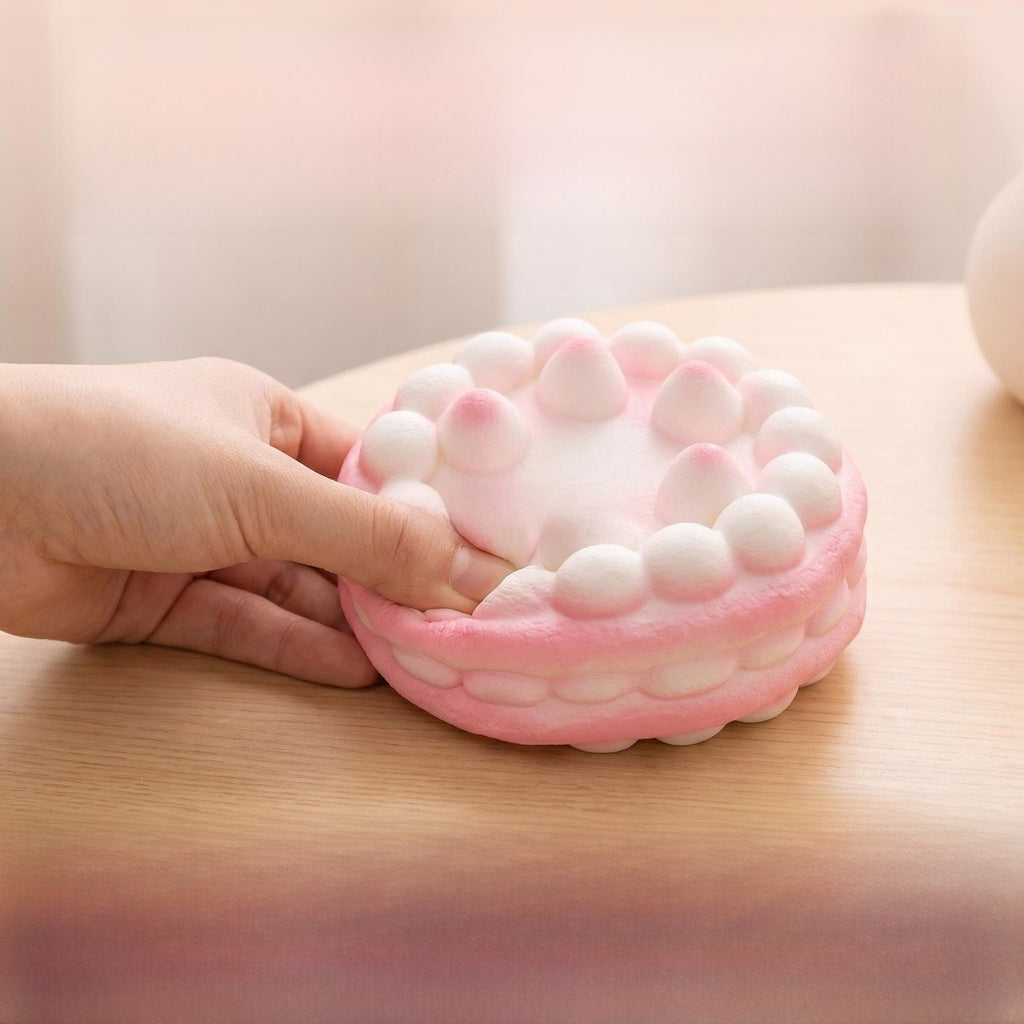 Ultra-Soft Realistic Cake-Shaped Slow-Rebound Stress Relief Toy