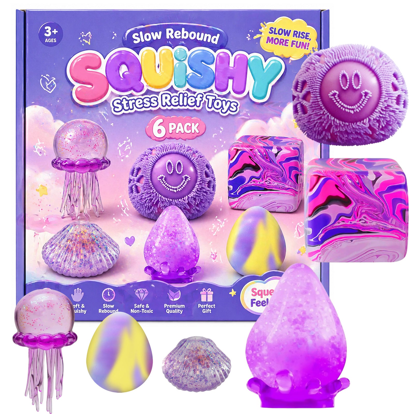 Color Changing Slow Rebound Squeeze Toy