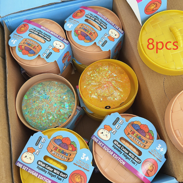 Multi-Pack Sugar Dumpling Squishy Toy