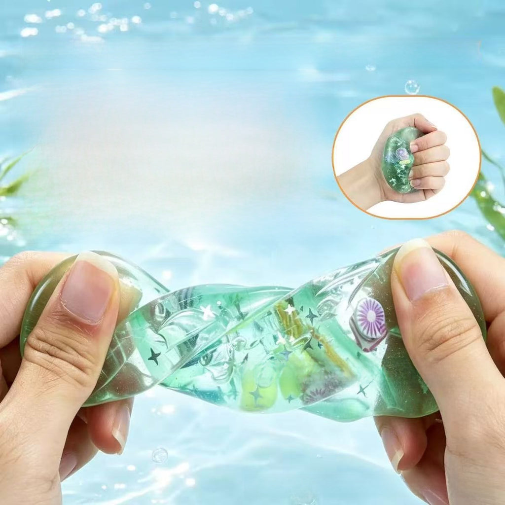Shell Ice Cube Squishy Stress Relief Toy