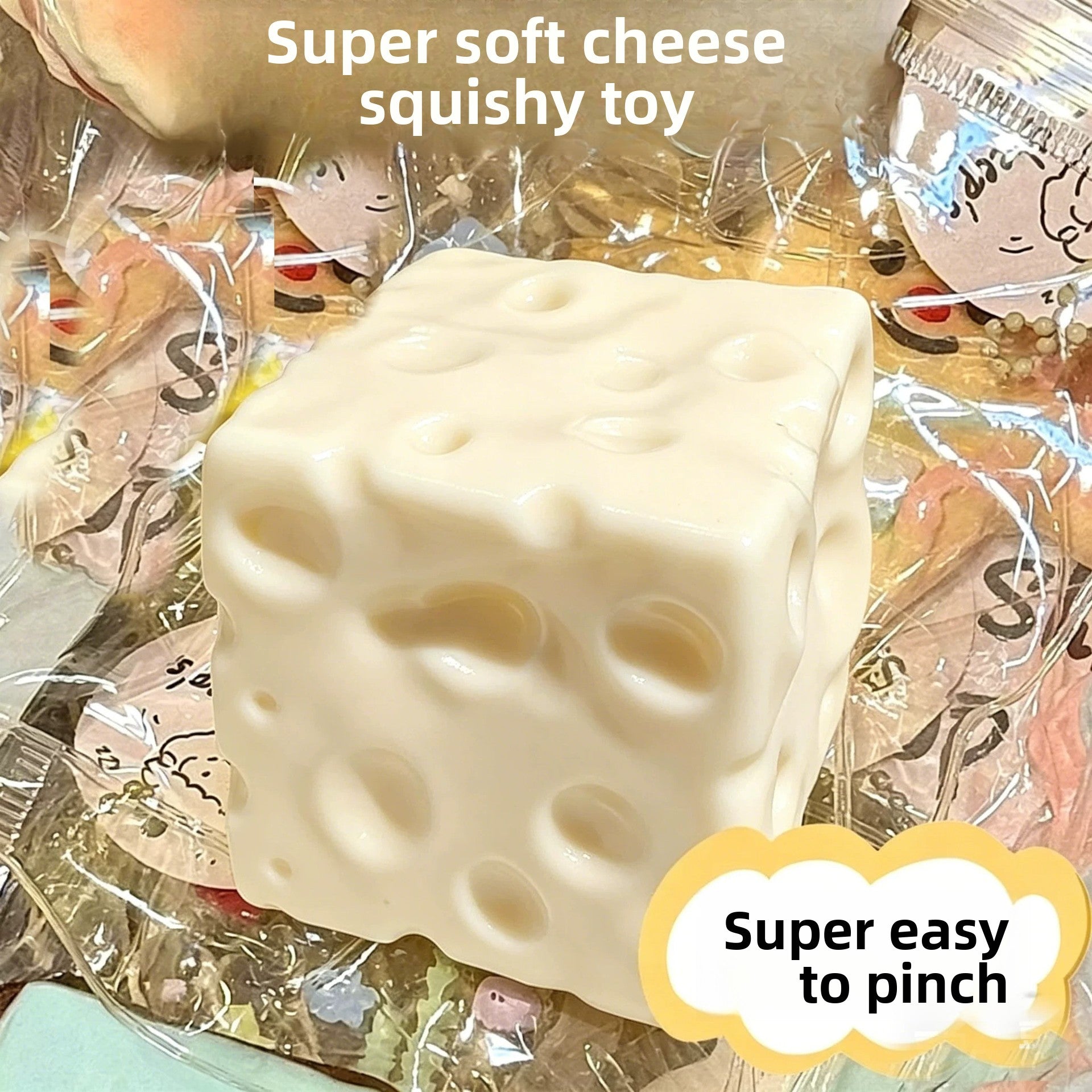 Cheese Squeeze Stress Relief Toy